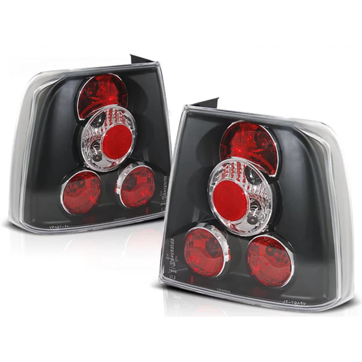 TAIL LIGHTS BLACK fits VW PASSAT B5 11.96-08.00 SEDAN