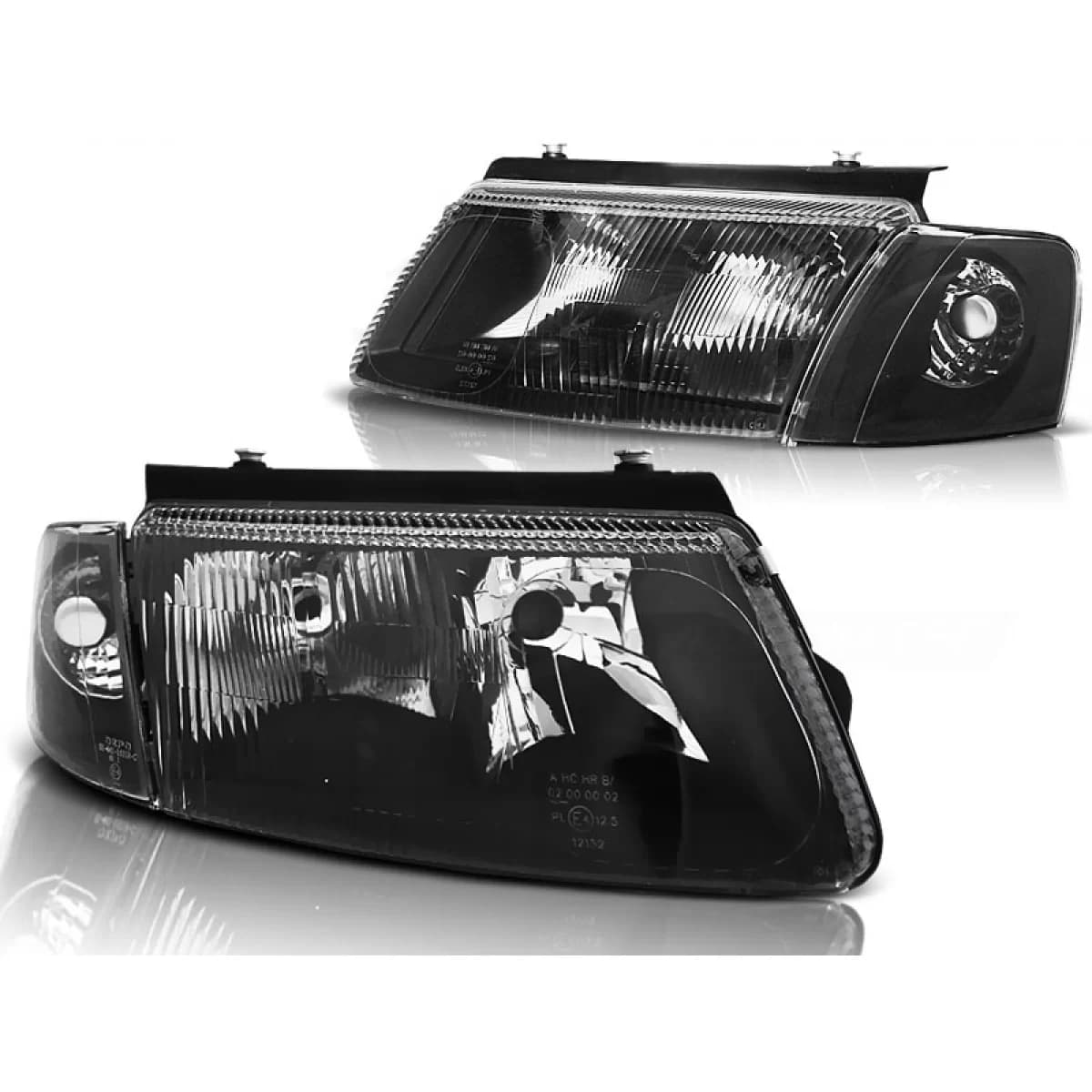 HEADLIGHTS BLACK fits VW PASSAT B5 3B 11.96-08.00