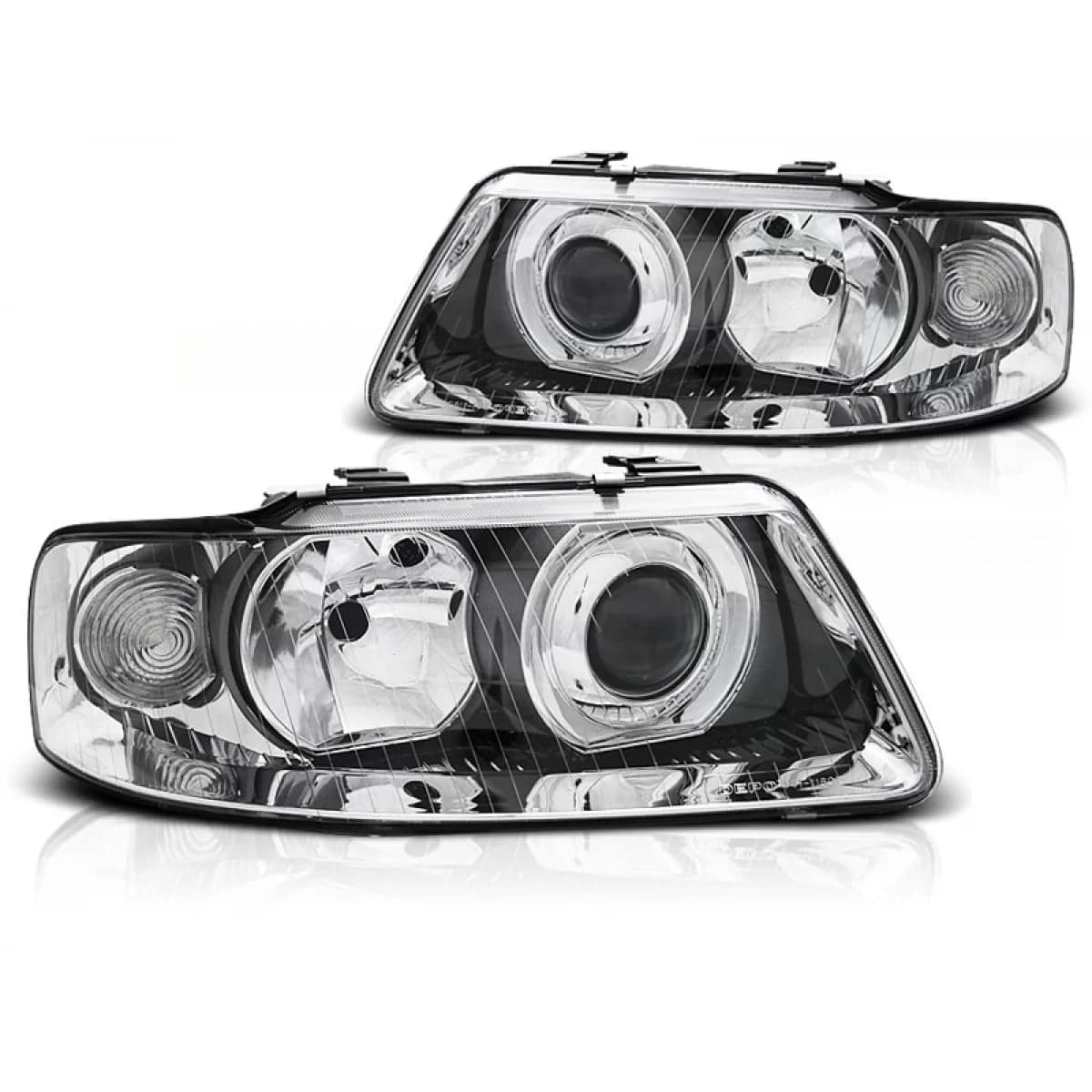 HEADLIGHTS CHROME fits AUDI A3 09.00-05.03