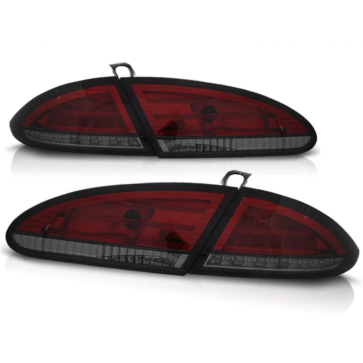 LED TAIL LIGHTS RED SMOKE fits SEAT LEON 06.05-09