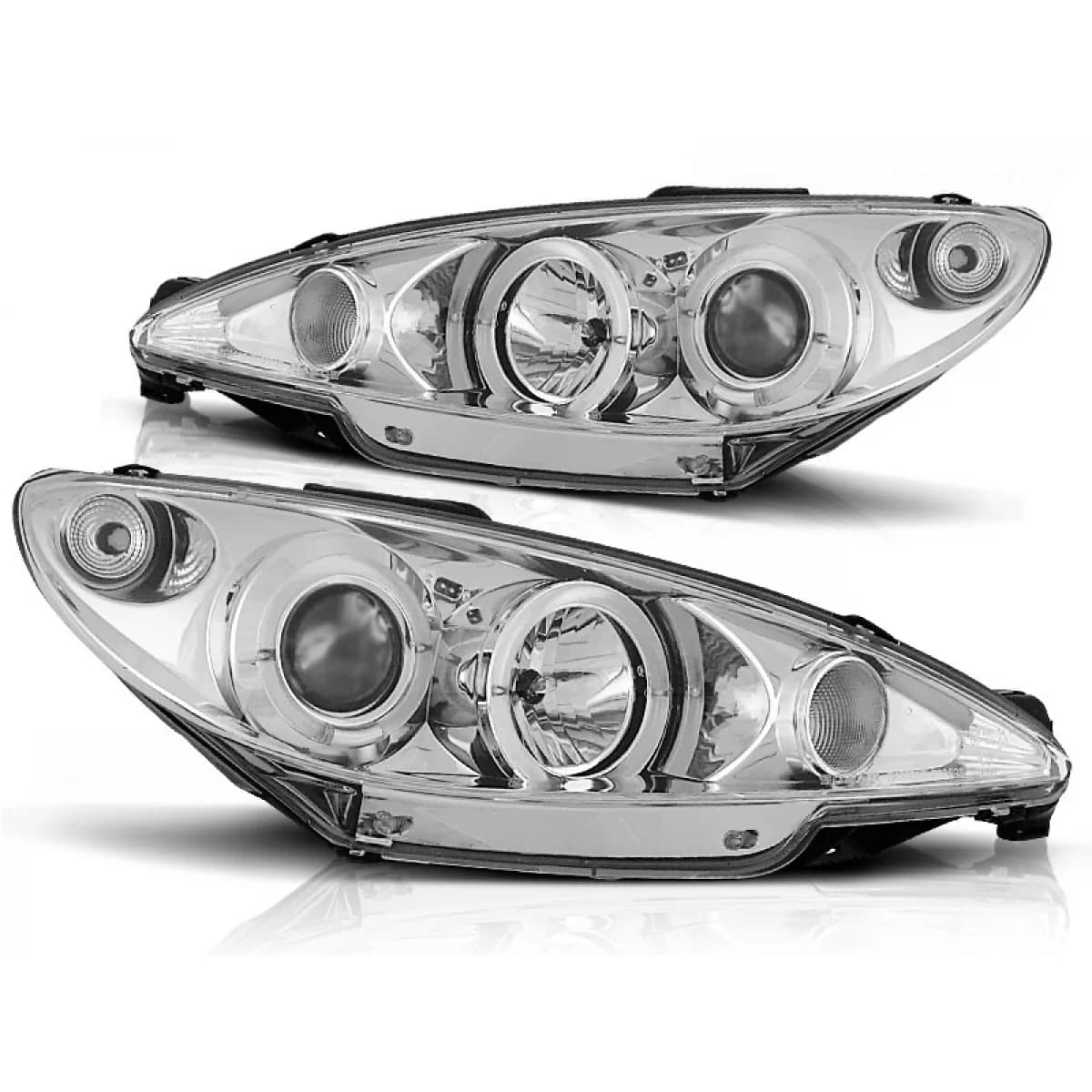 PEUGEOT 206 10.98-02 ANGEL EYES CHROME