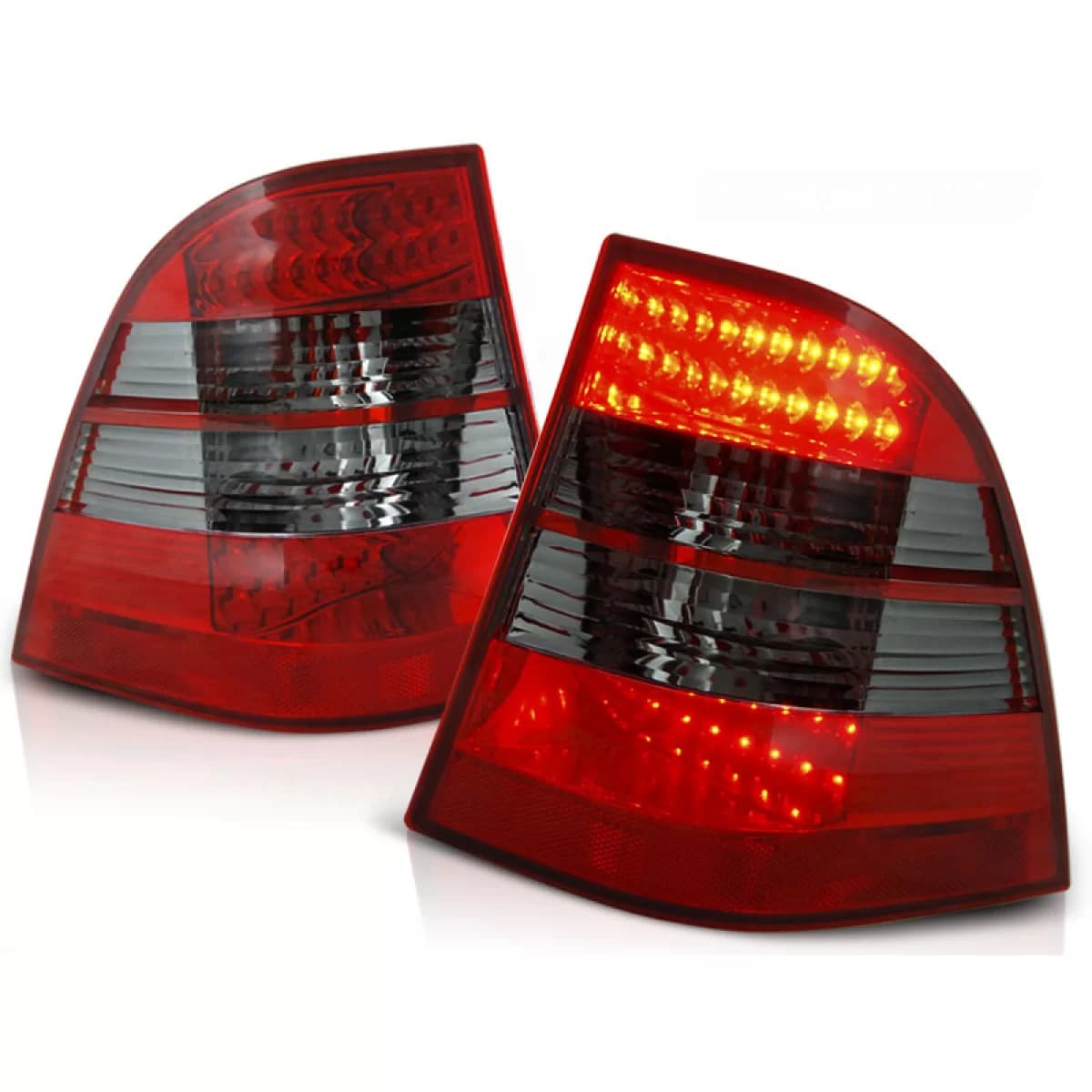 LED TAIL LIGHTS RED SMOKE fits MERCEDES W163 ML M-KLASA 03.98-05