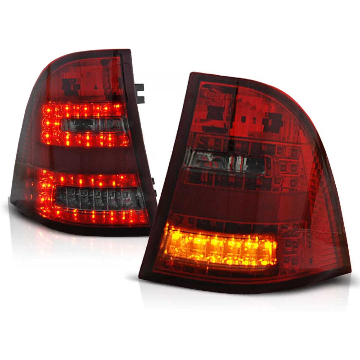 LED TAIL LIGHTS RED SMOKE fits MERCEDES W163 ML M-KLASA 03.98-05