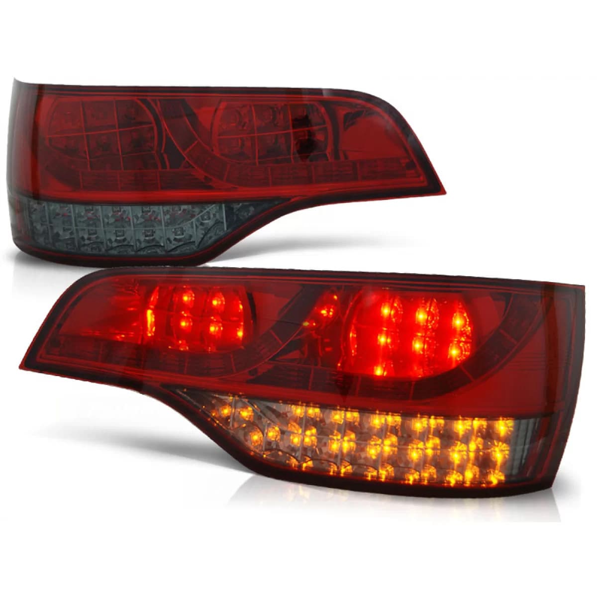 LED TAIL LIGHTS RED SMOKE fits AUDI Q7 06-09