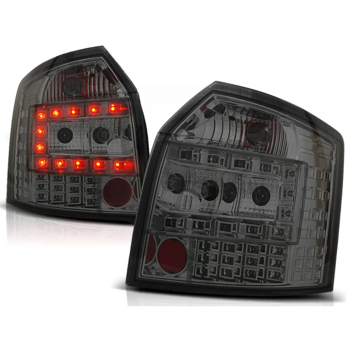 LED TAIL LIGHTS SMOKE fits AUDI A4 10.00-10.04 AVANT