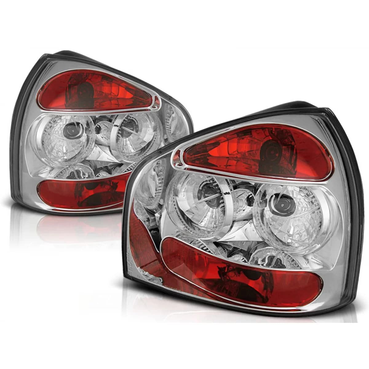 TAIL LIGHTS CHROME fits AUDI A3 8L 08.96-08.00