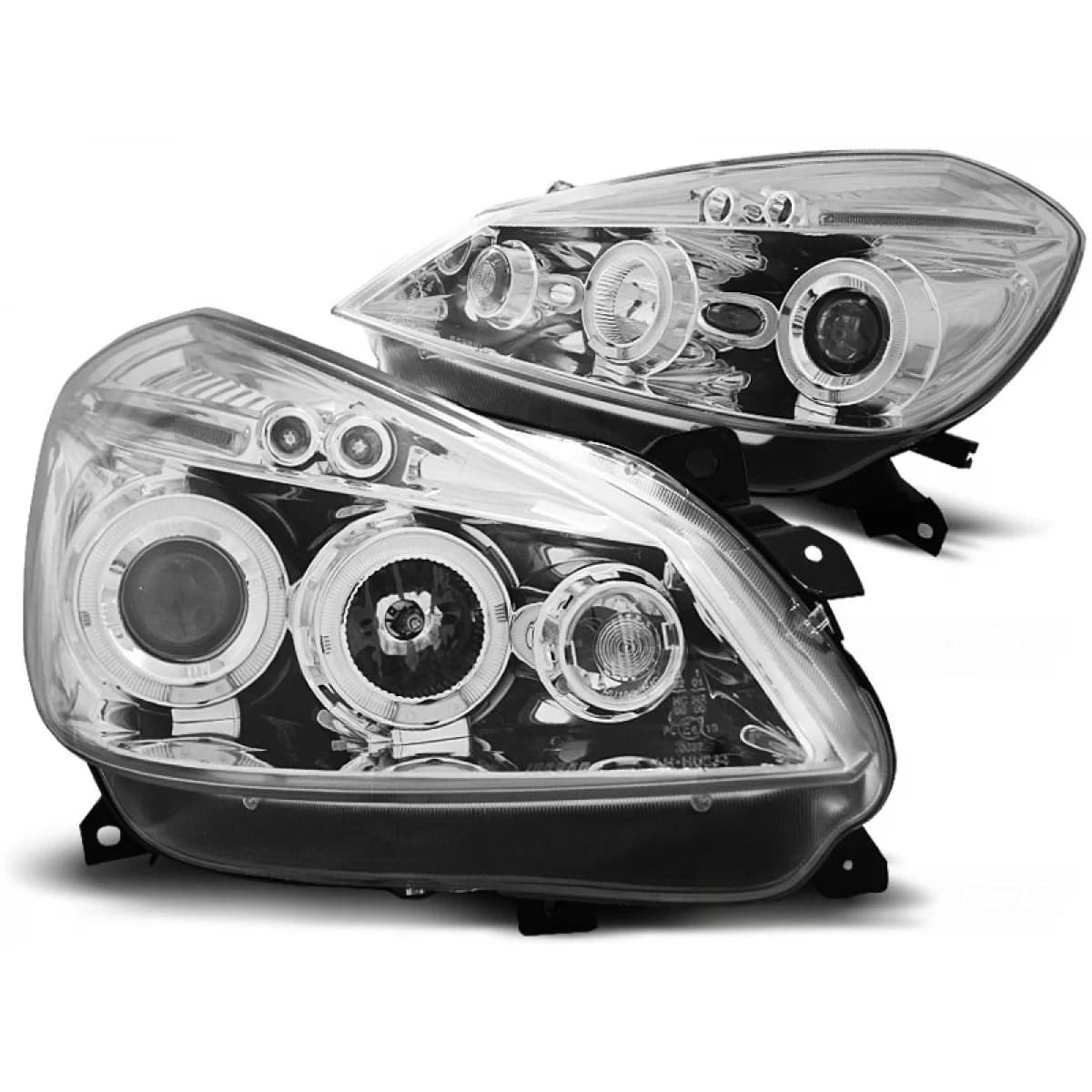 RENAULT CLIO 3 05-09 CHROME ANGEL EYES