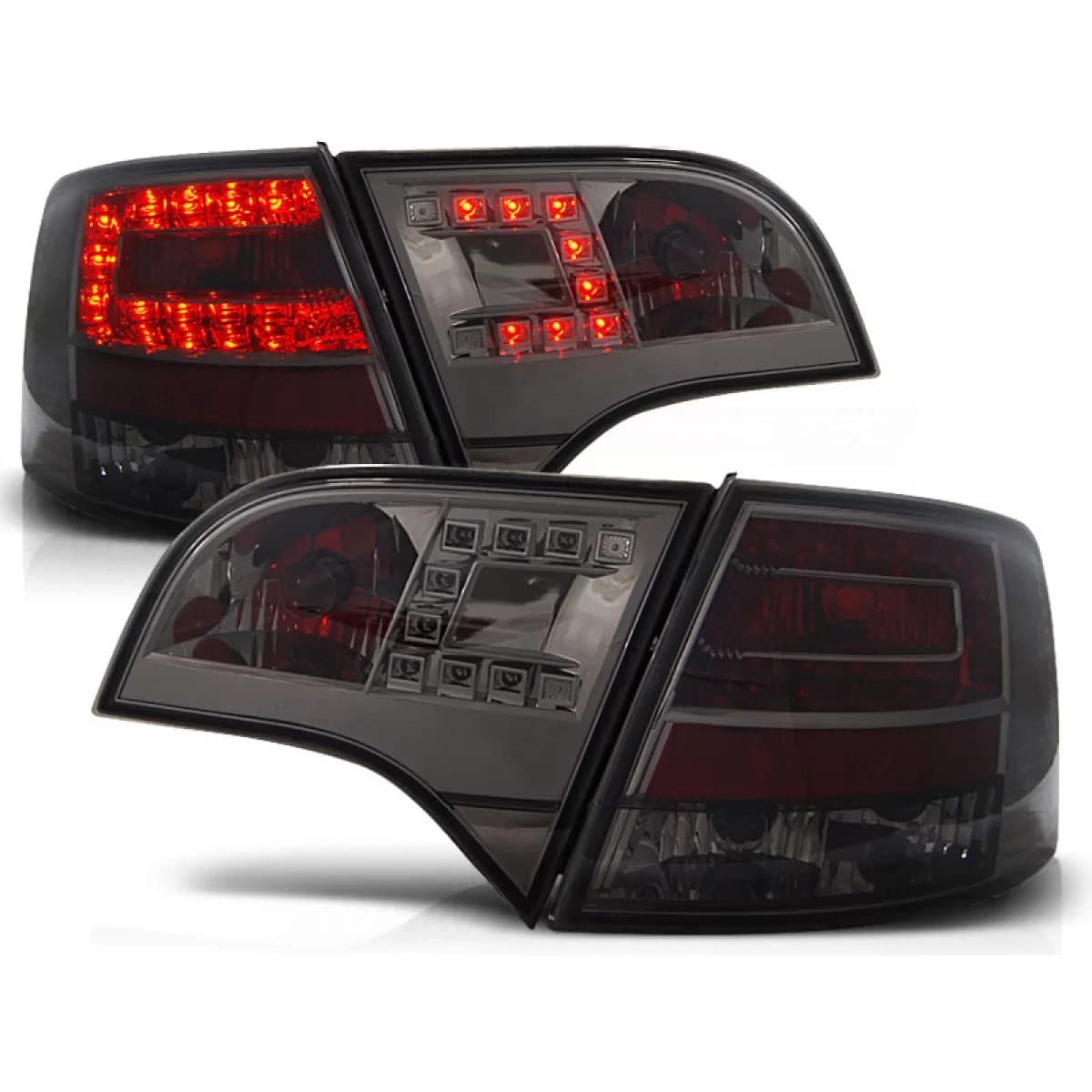 LED TAIL LIGHTS SMOKE fits AUDI A4 B7 11.04-03.08 AVANT