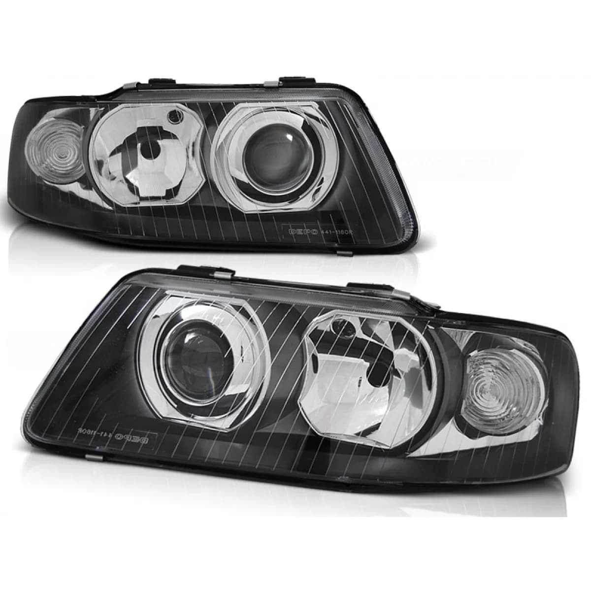 HEADLIGHTS BLACK fits AUDI A3 09.00-05.03