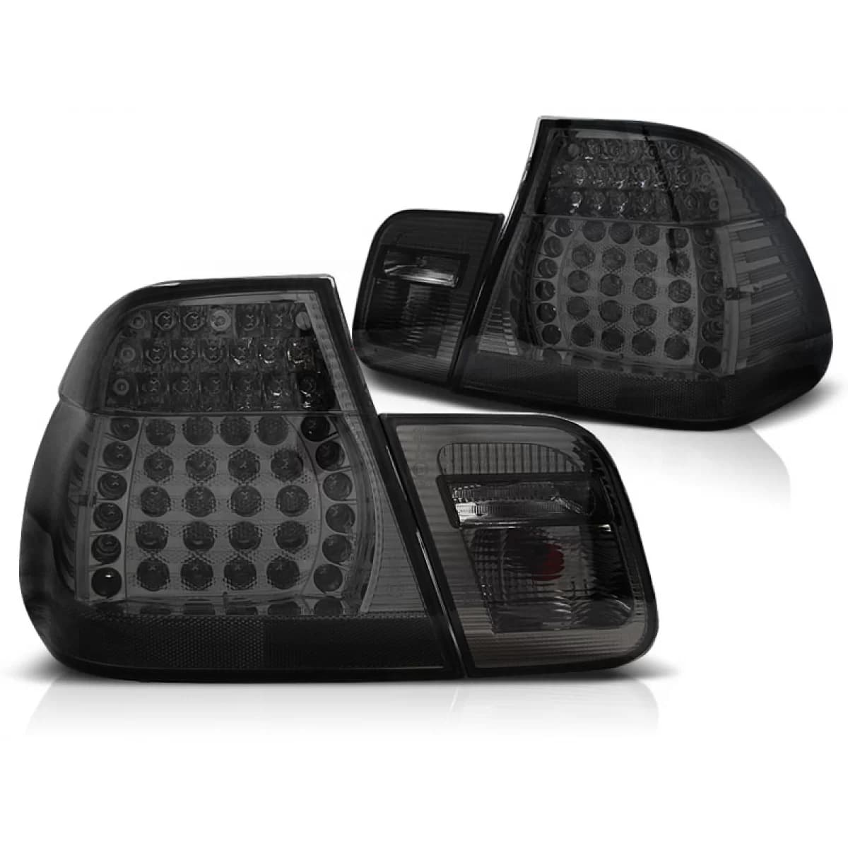 LED BAR TAIL LIGHTS SMOKE fits BMW E46 05.98-08.01