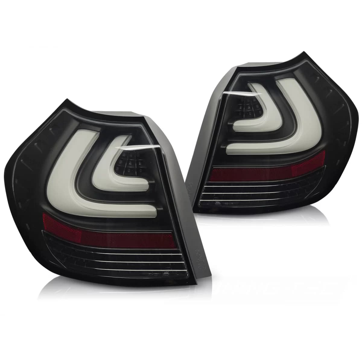 LED BAR TAIL LIGHTS SMOKE BLACK fits BMW E87 04-08.07