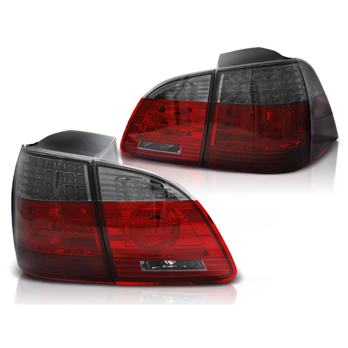 LED TAIL LIGHTS RED SMOKE fits BMW E61 04-03.07 TOURING