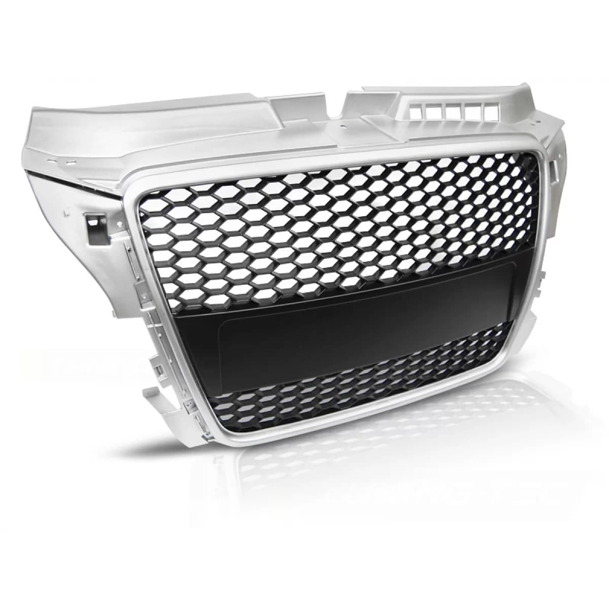 GRILLE SPORT SILVER fits AUDI A3 (8P) SPORT 04.08-07.12