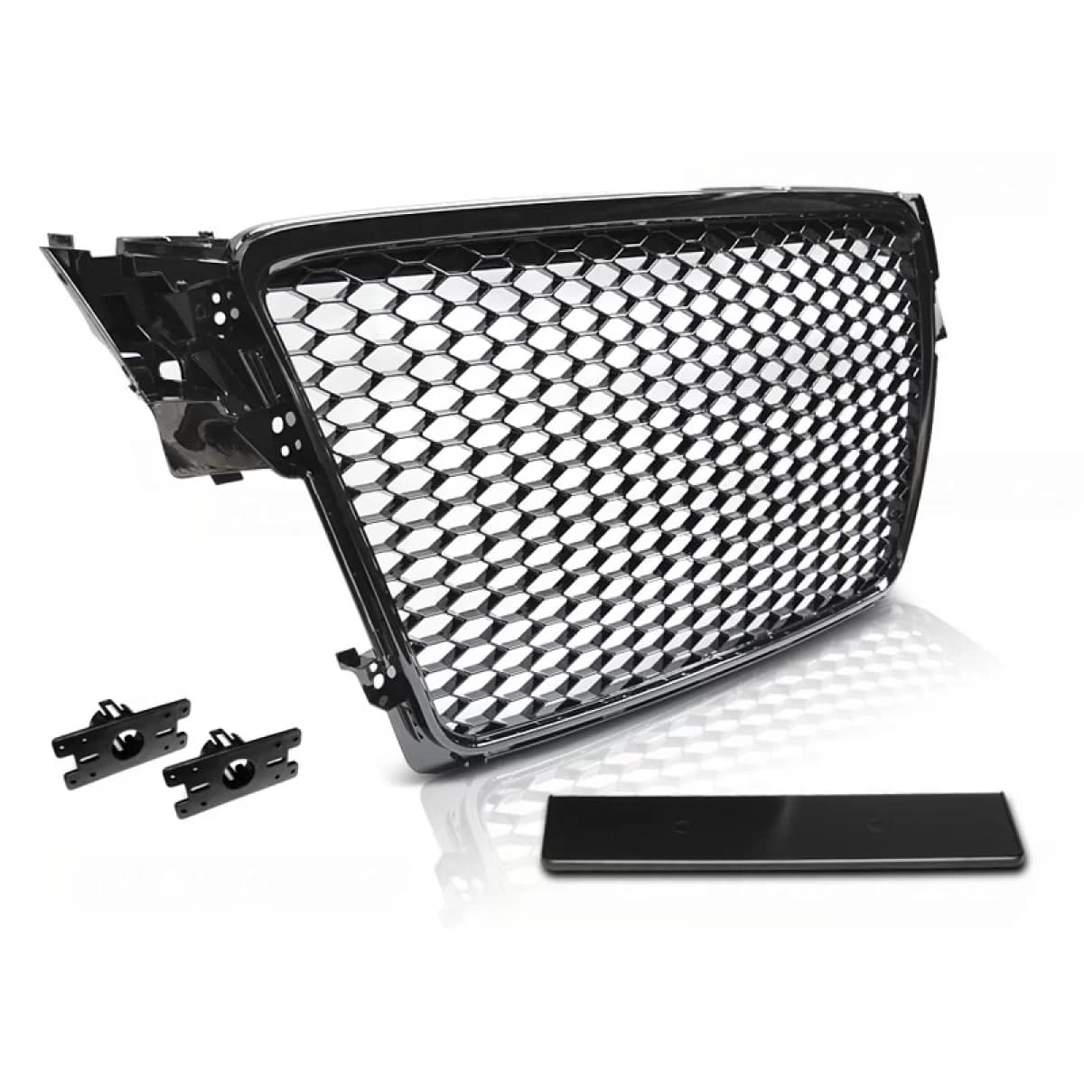 GRILLE SPORT GLOSSY BLACK fits AUDI A4 B8 08-11