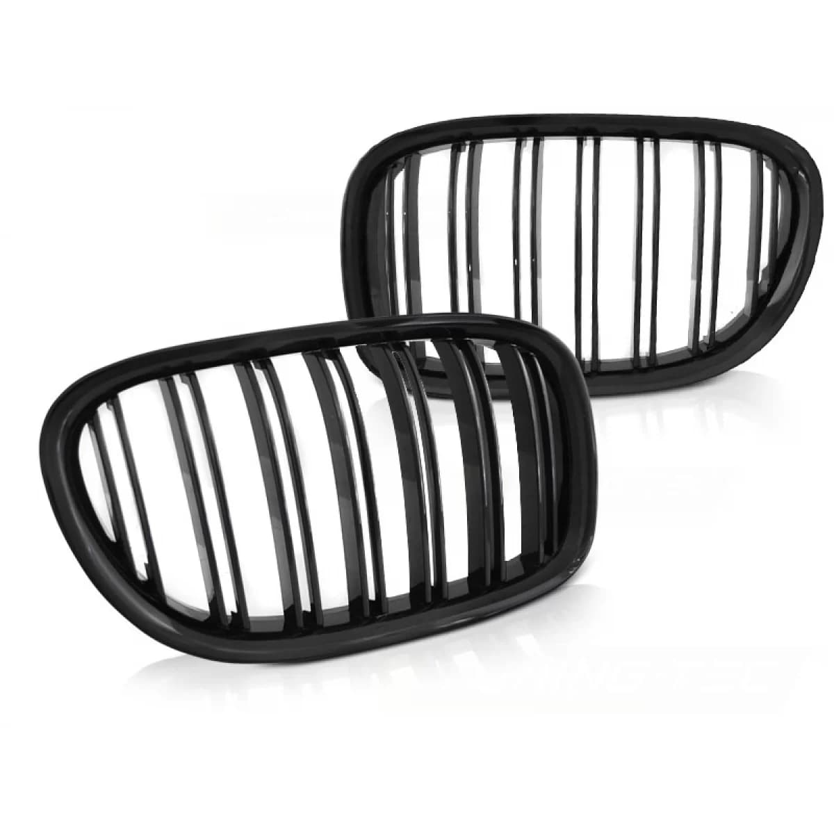 GRILLE GLOSSY BLACK DOUBLE BAR fits BMW F01 09-15