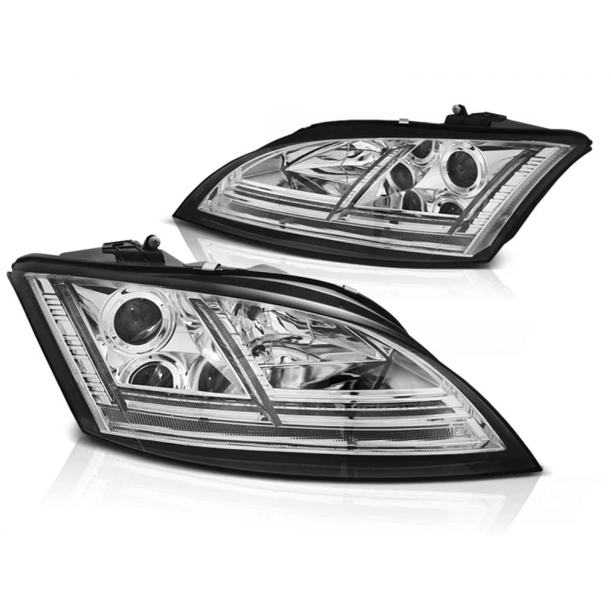 HEADLIGHTS LED CHROME SEQ fits AUDI TT 06-10 8J