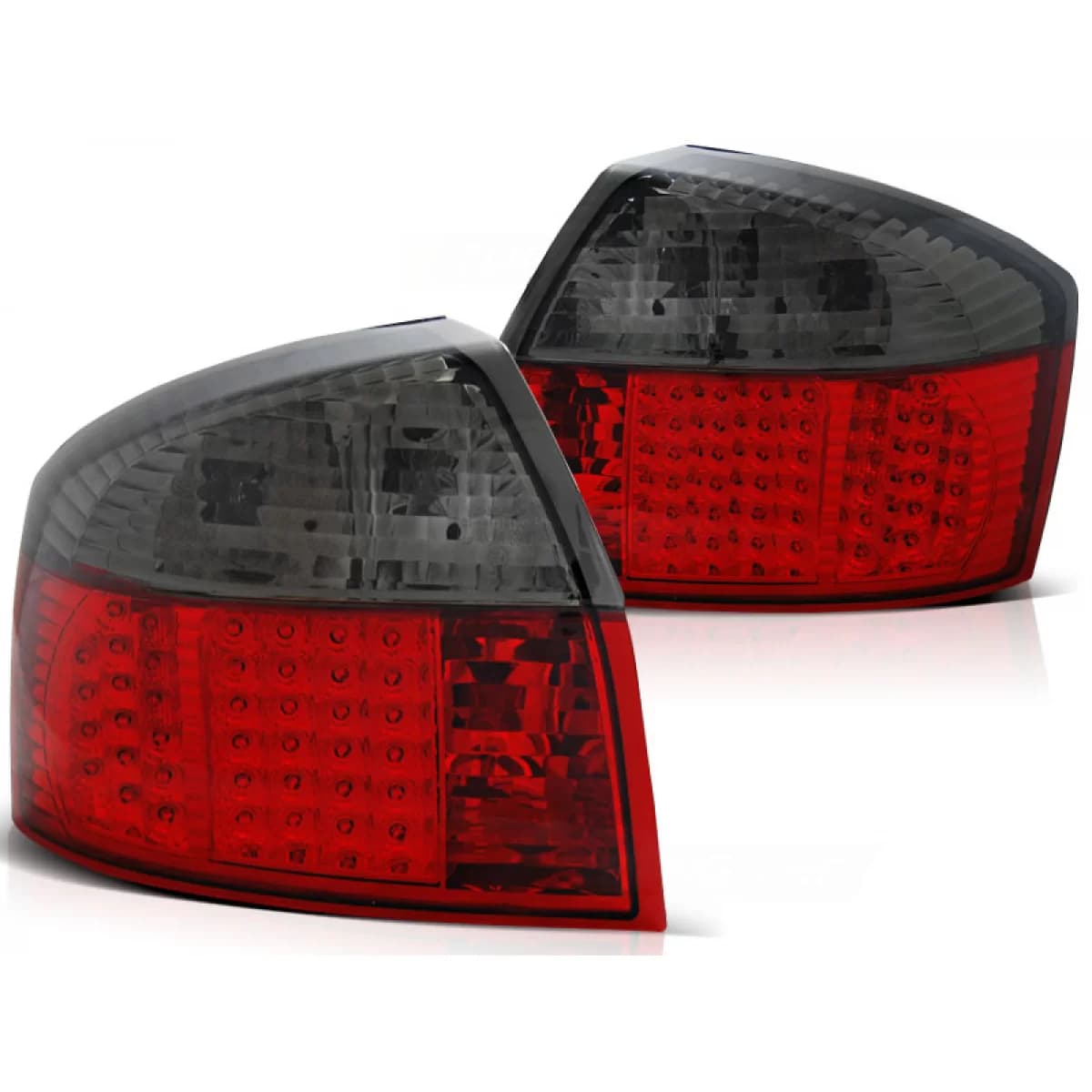 LED TAIL LIGHTS RED SMOKE fits AUDI A4 10.00-10.04