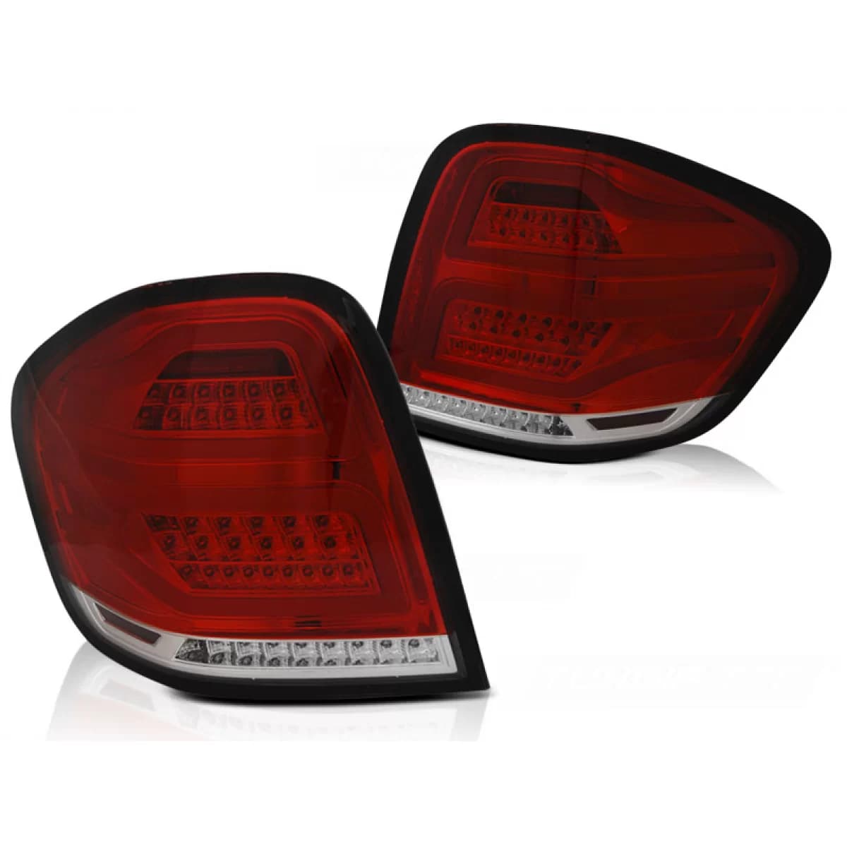 LED BAR TAIL LIGHTS RED WHIE fits MERCEDES M-KLASA W164 09-11