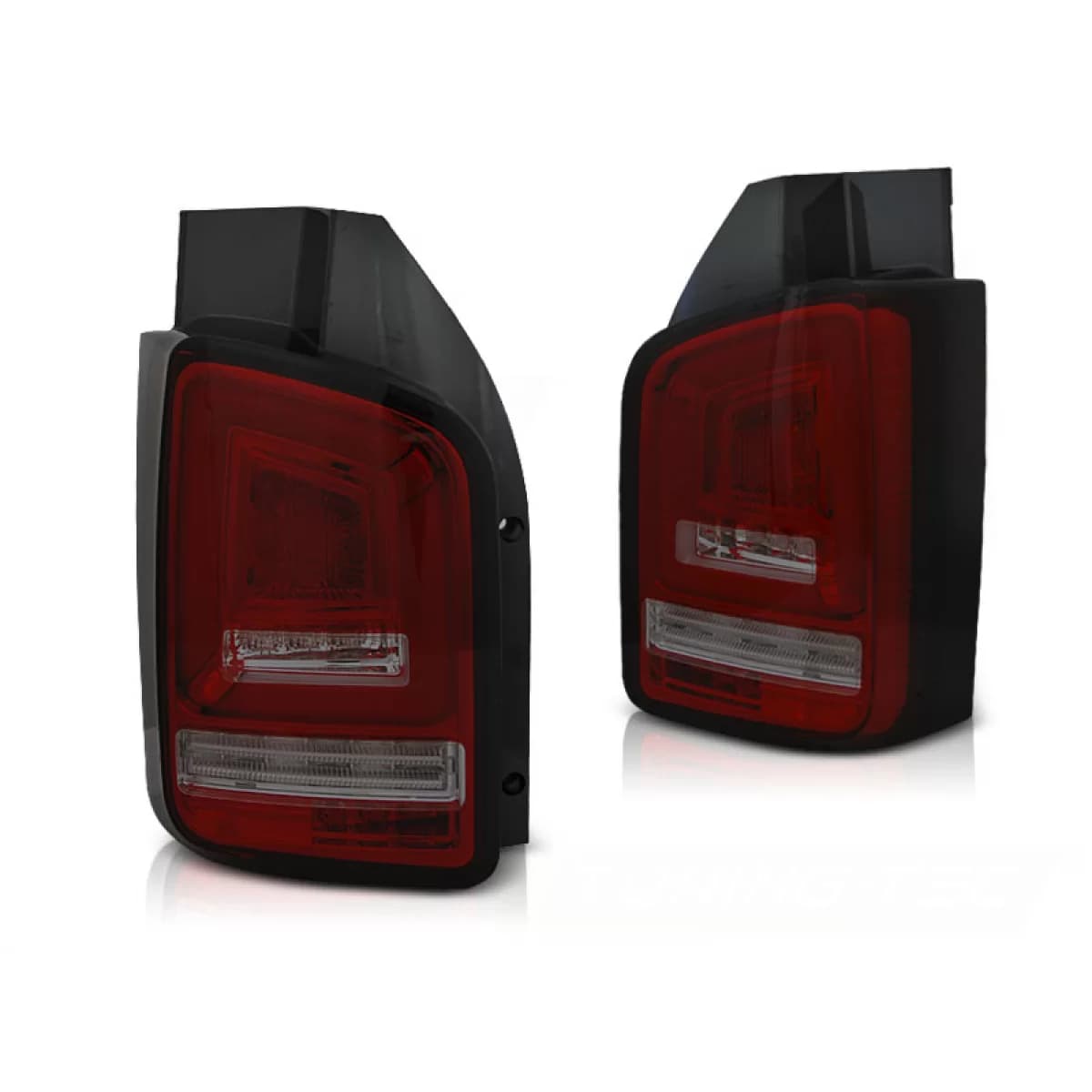 LED BAR TAIL LIGHTS RED SMOKE SEQ fits VW T6 15-19 TR