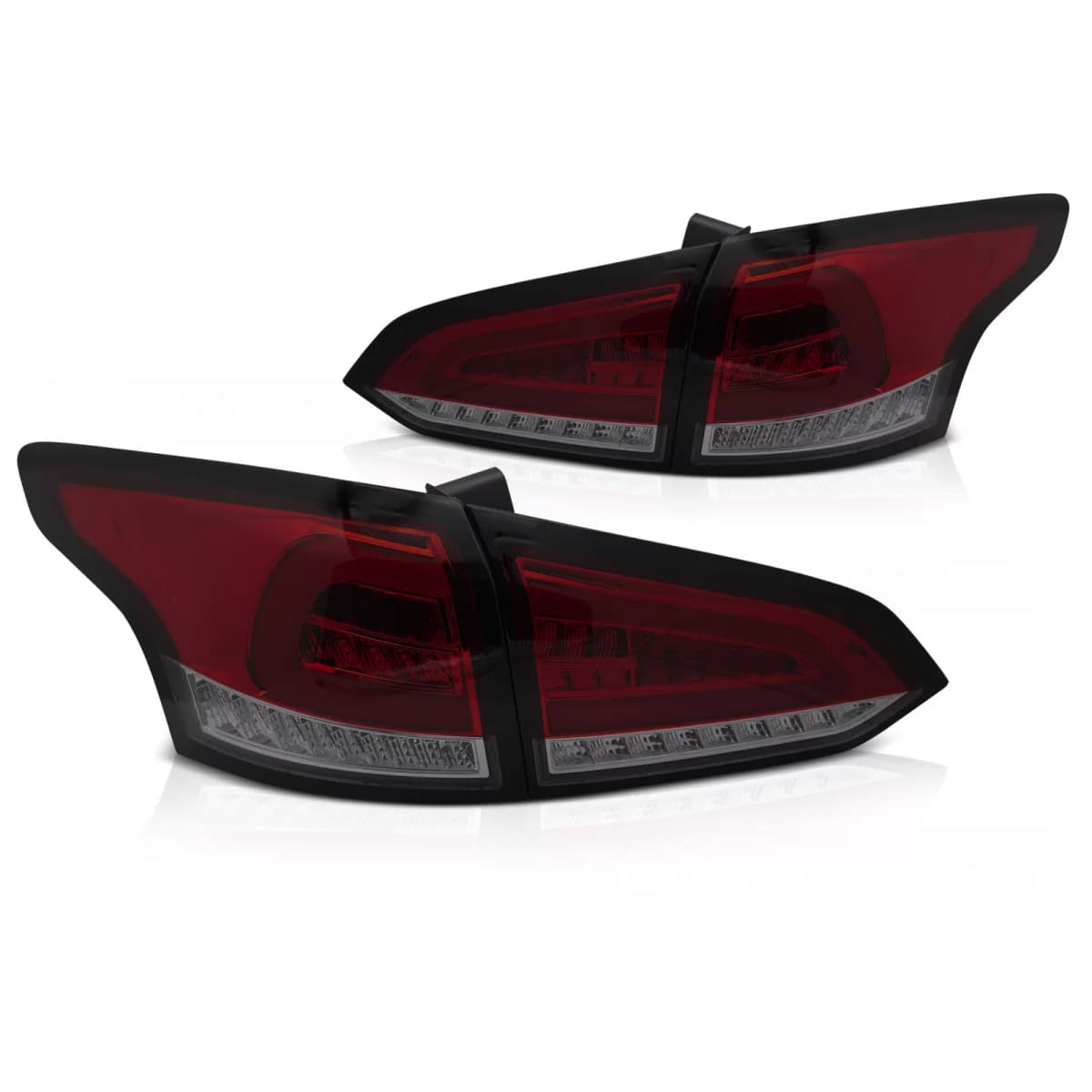 LED TAIL LIGHTS RED SMOKE SEQ fits FORD FOCUS MK 3 SW 11-18