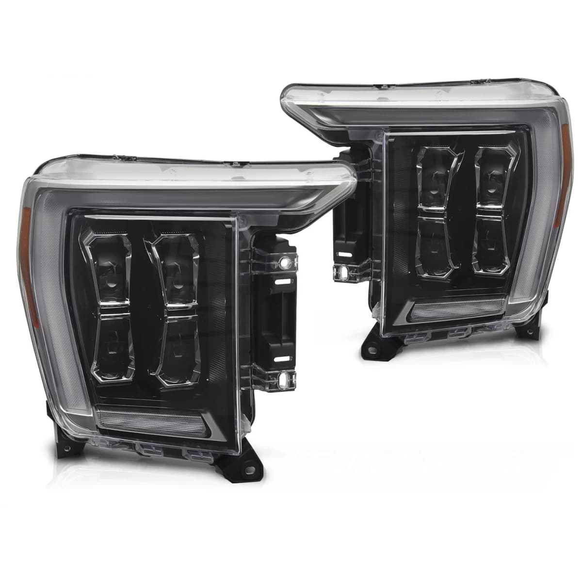 LED HEADLIGHTS BLACK fits FORD F150 MK14 20-23