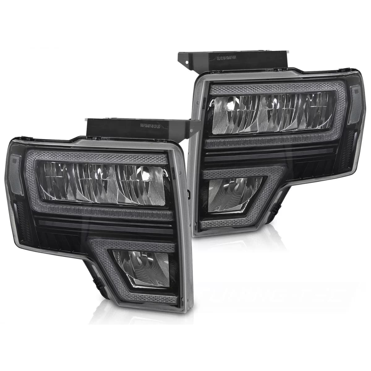 FORD F150 MK12 08-14 LED DRL SEQ BLACK