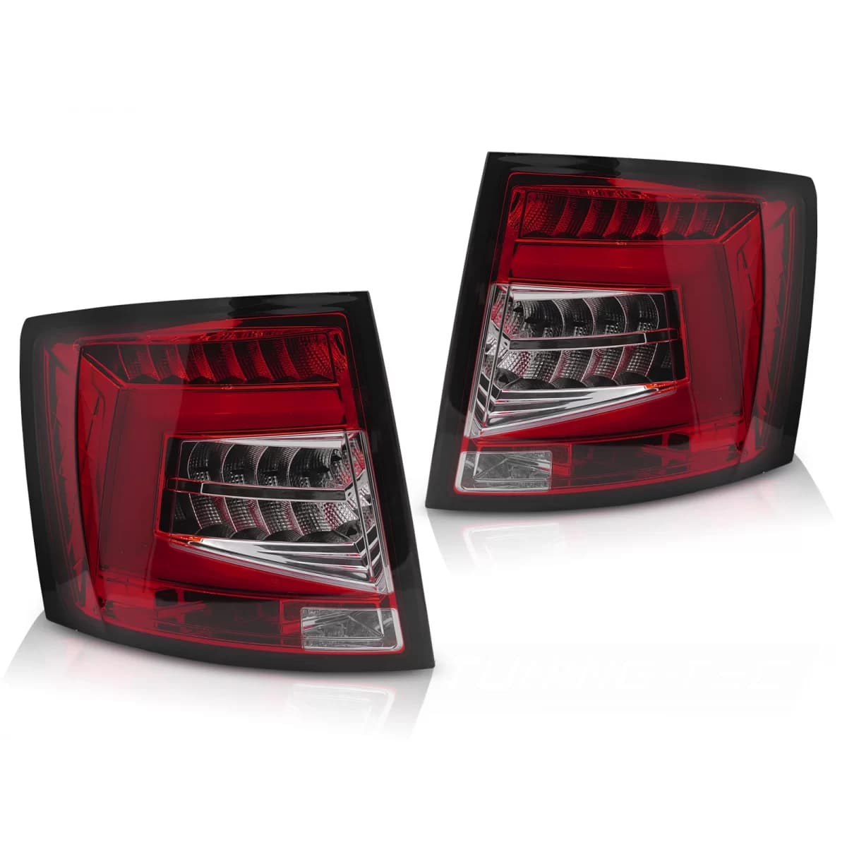 LED BAR TAIL LIGHTS RED WHITE fits SKODA OCTAVIA III 16-20 SW OEM LED