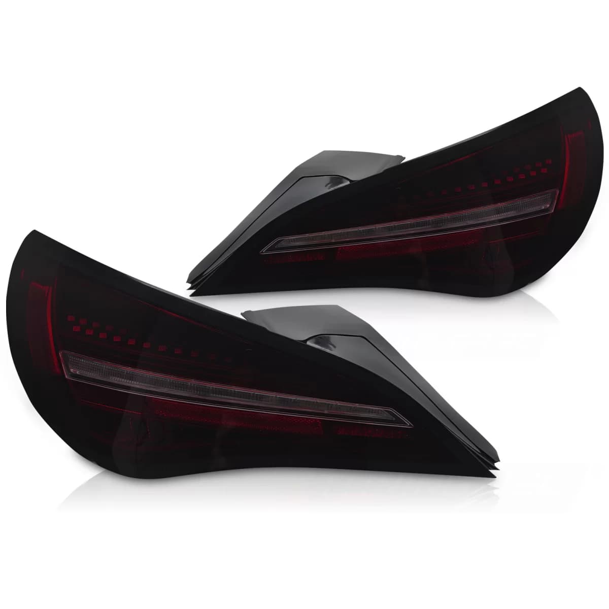 LED TAIL LIGHTS SEQ BLACK RED SMOKE fits MERCEDES CLA C117 13-16 / X117 14-16  OE BULB