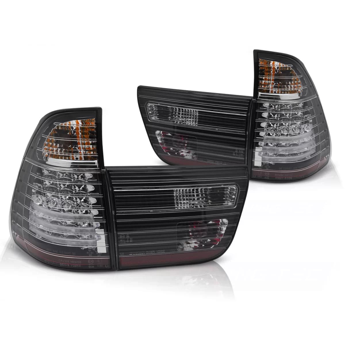 LED TAIL LIGHTS BLACK fits BMW X5 E53 09.99-10.03