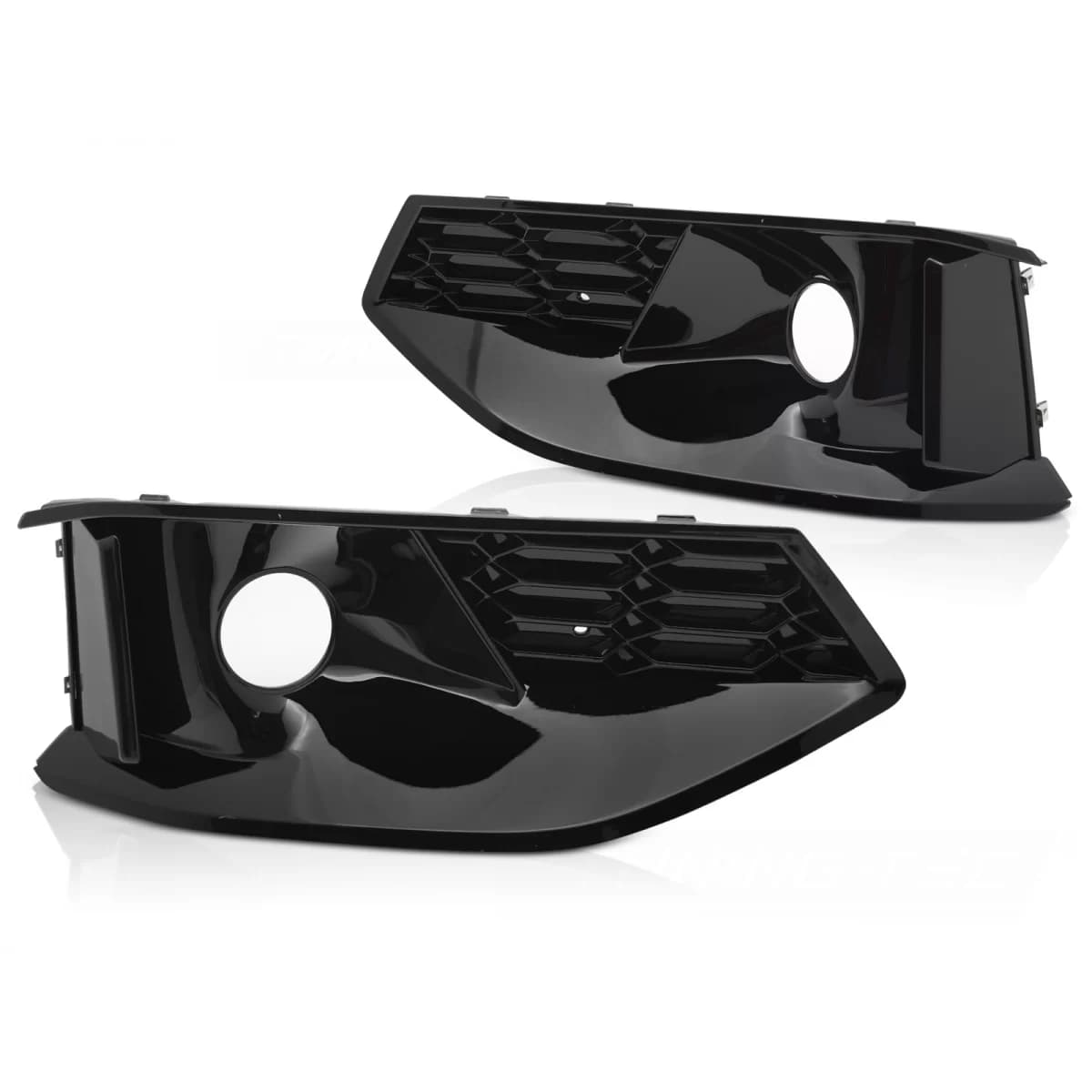 FOG LIGHT COVER GLOSSY BLACK fits  AUDI A4 B9 20-24