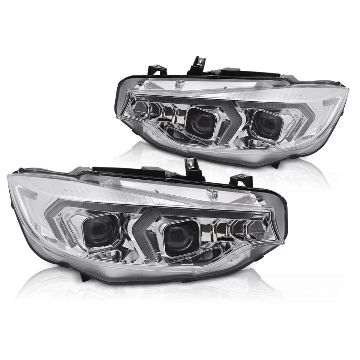 XENON HEADLIGHTS CHROME fits BMW F32/F33 13-17
