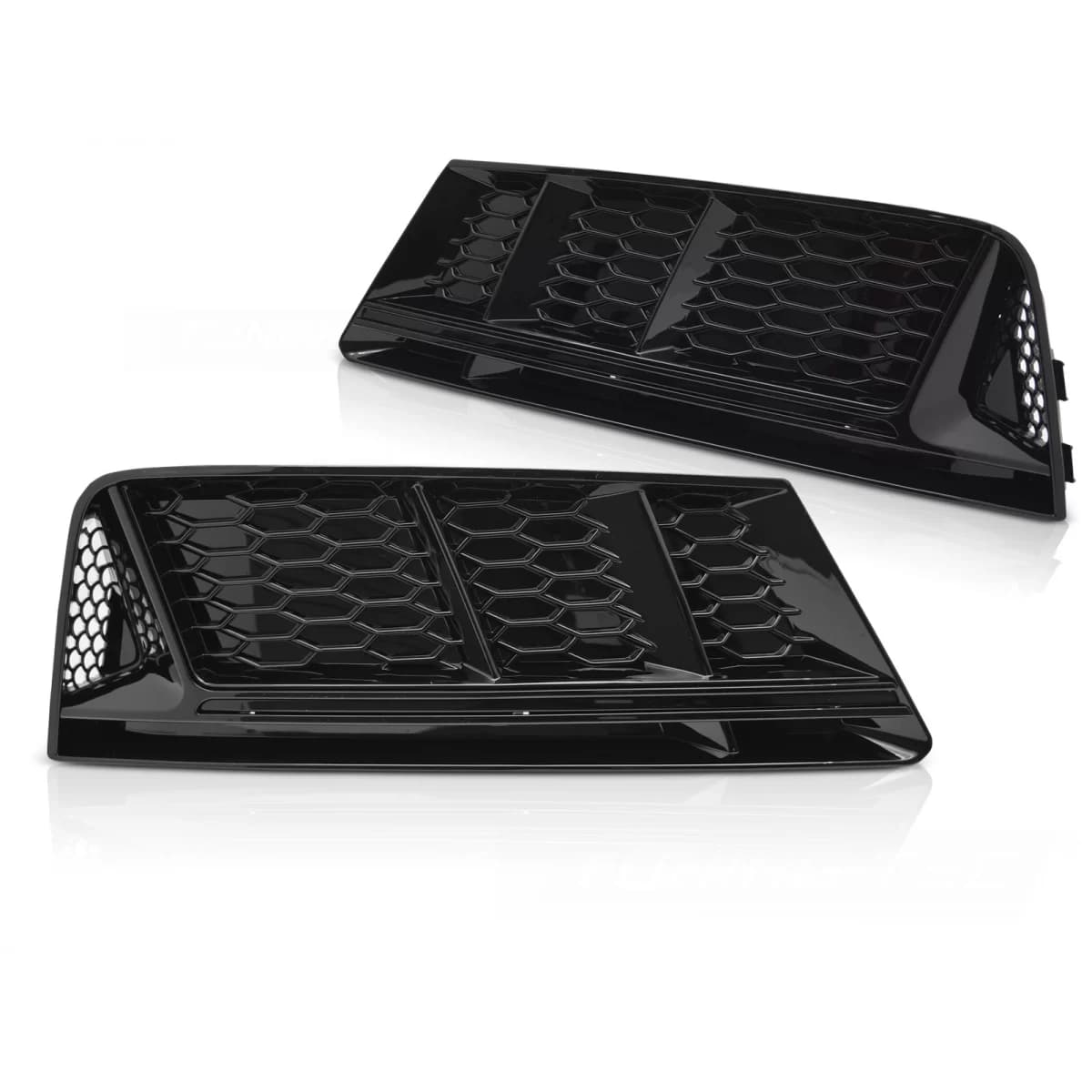 FOG LIGHT COVER GLOSSY BLACK fits  AUDI A4 B9 15-19