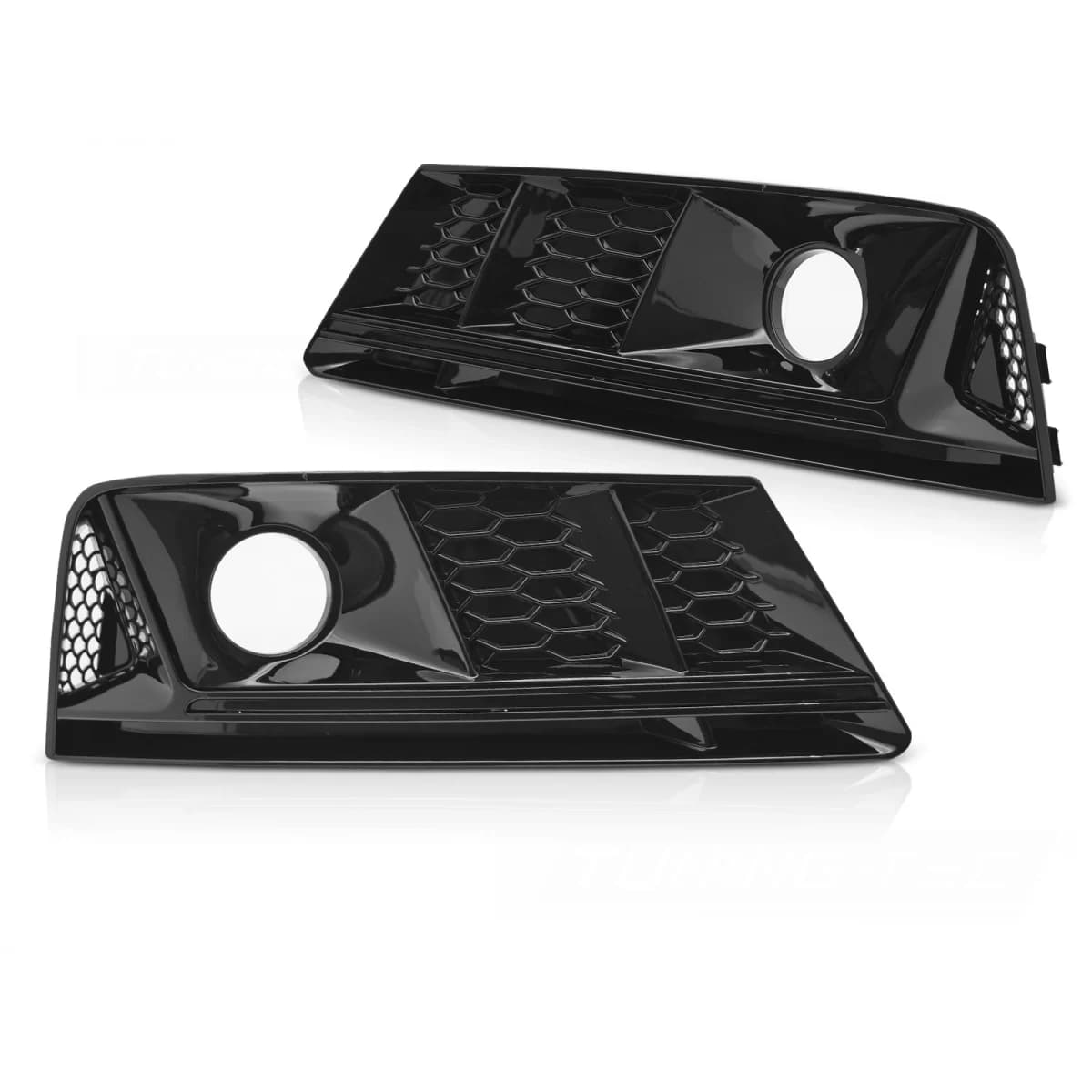 FOG LIGHT COVER GLOSSY BLACK fits  AUDI A4 B9 15-19