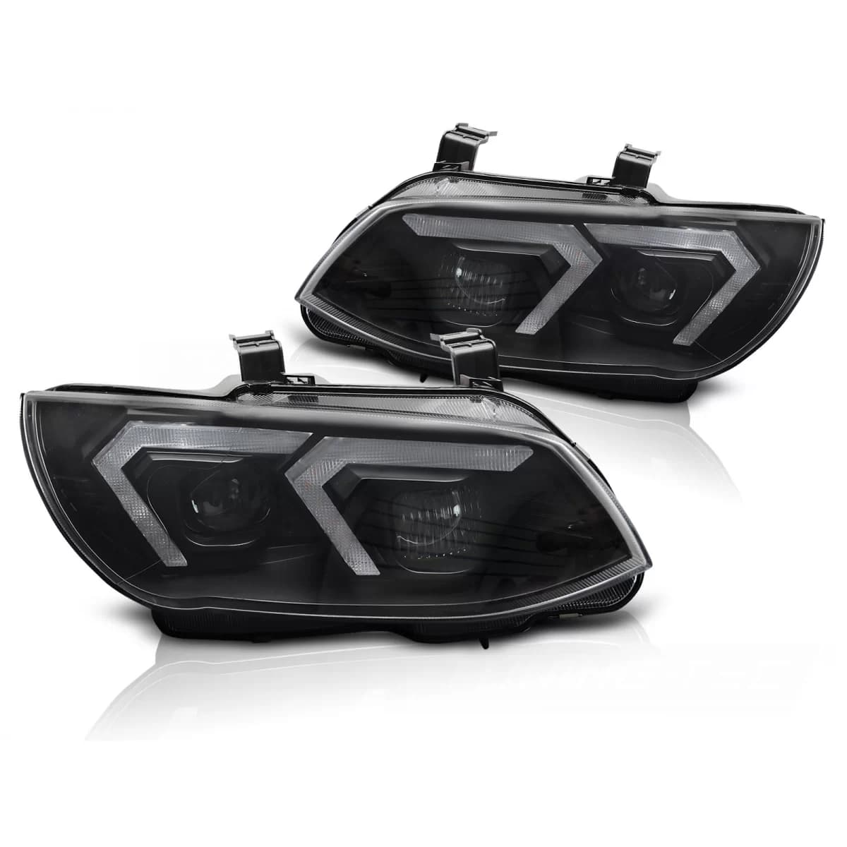 FULL LED HEADLIGHTS BLACK fits BMW E92 / E93 LCI 10-13