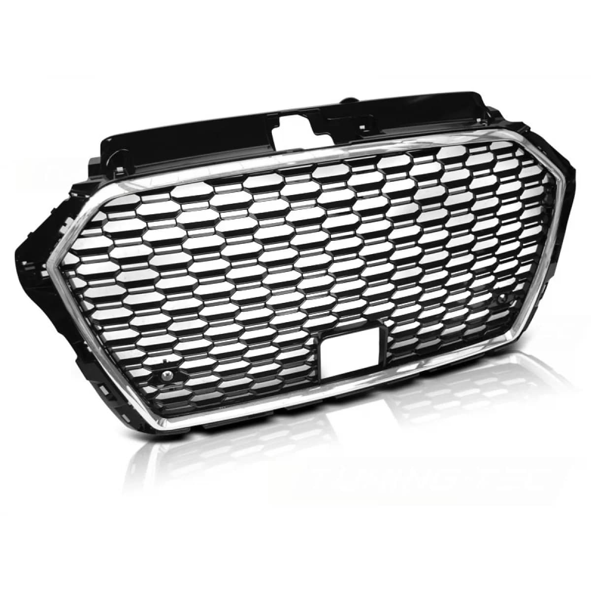 GRILLE SPORT CHROME BLACK fit AUDI A3 (8V) 17-20