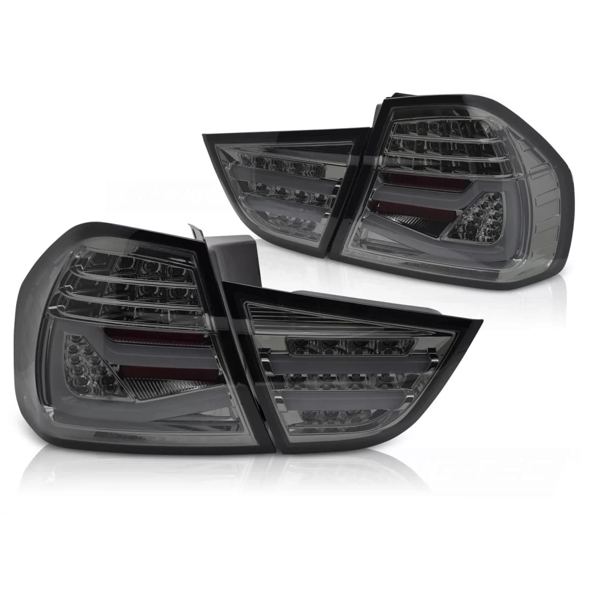 LED BAR TAIL LIGHTS SMOKE SEQ fits BMW E90 09-11