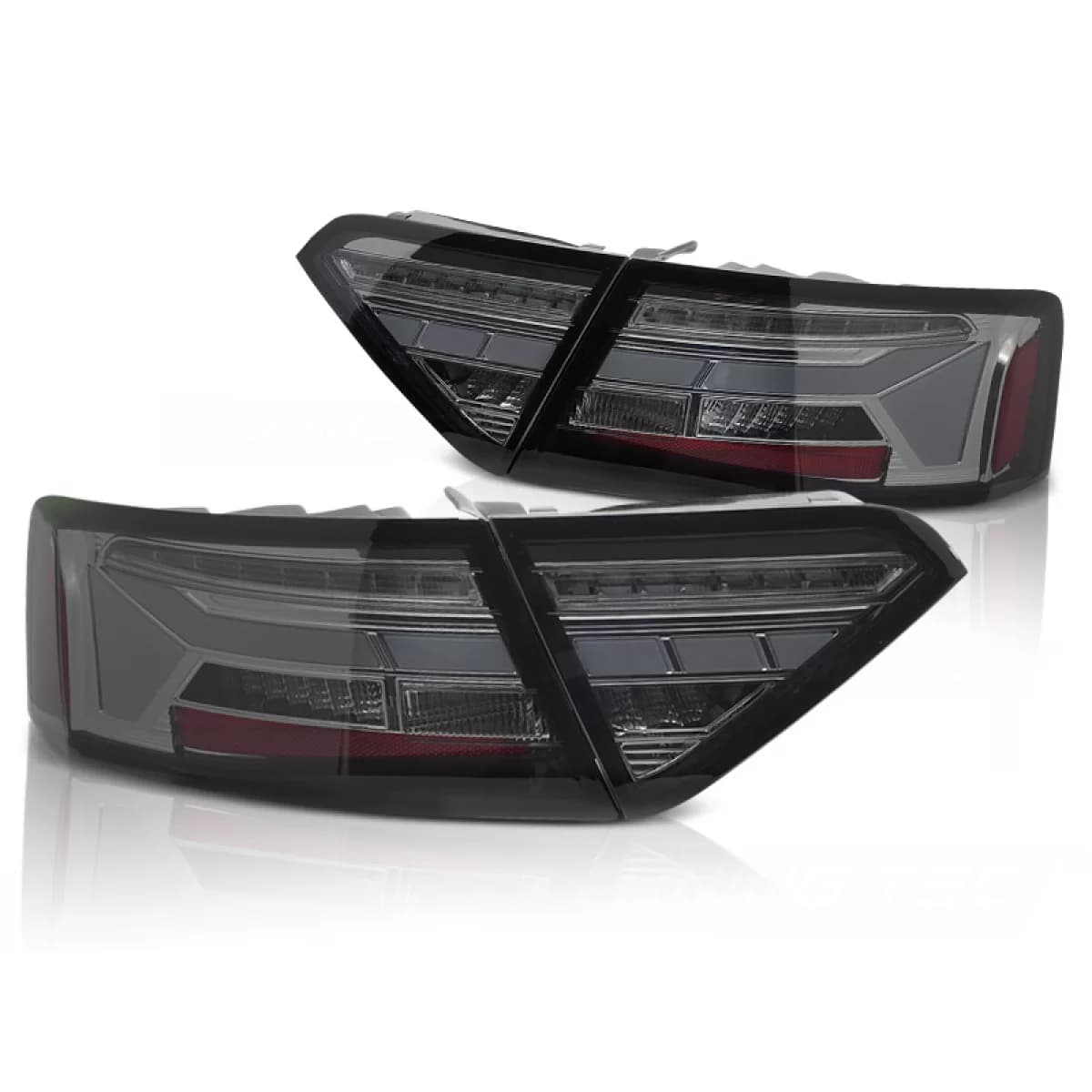 LED BAR TAIL LIGHTS SMOKE SEQ fits AUDI A5 11-16