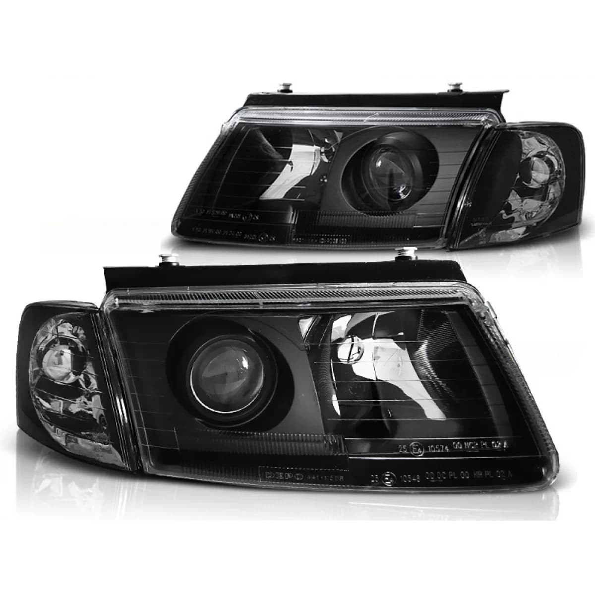 HEADLIGHTS BLACK fits VW PASSAT B5 3B 11.96-08.00