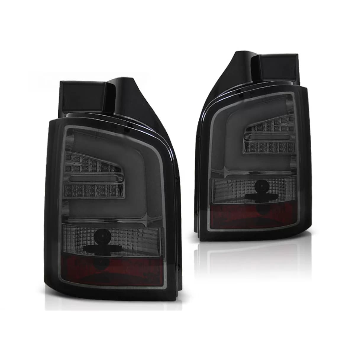 LED BAR TAIL LIGHTS SMOKE fits VW T5 04.10-15