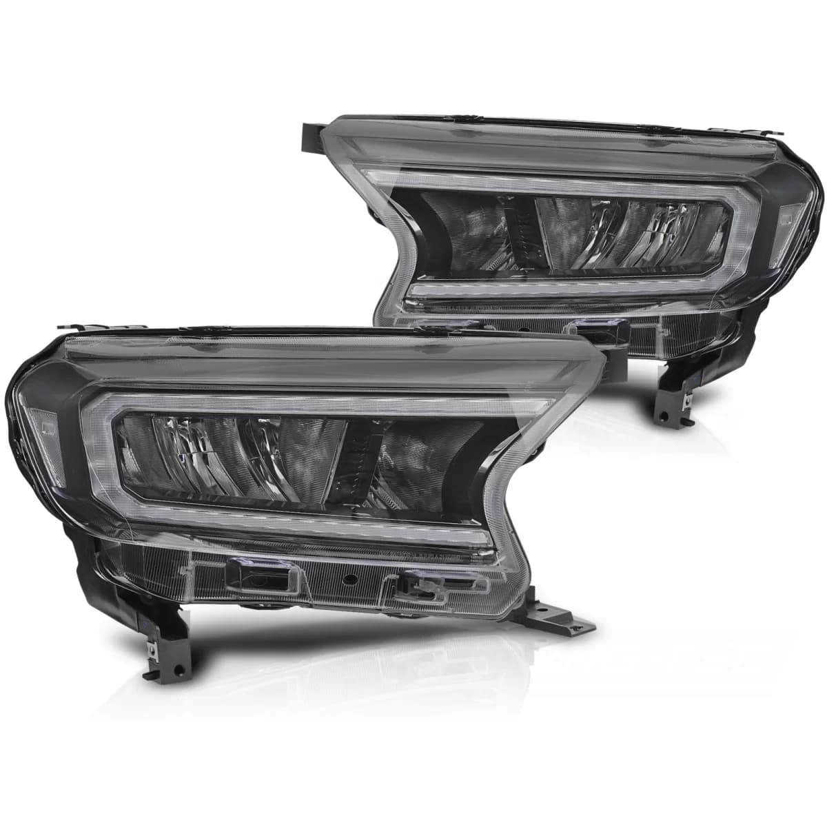 LED HEADLIGHTS BLACK fits FORD RANGER V 16-22