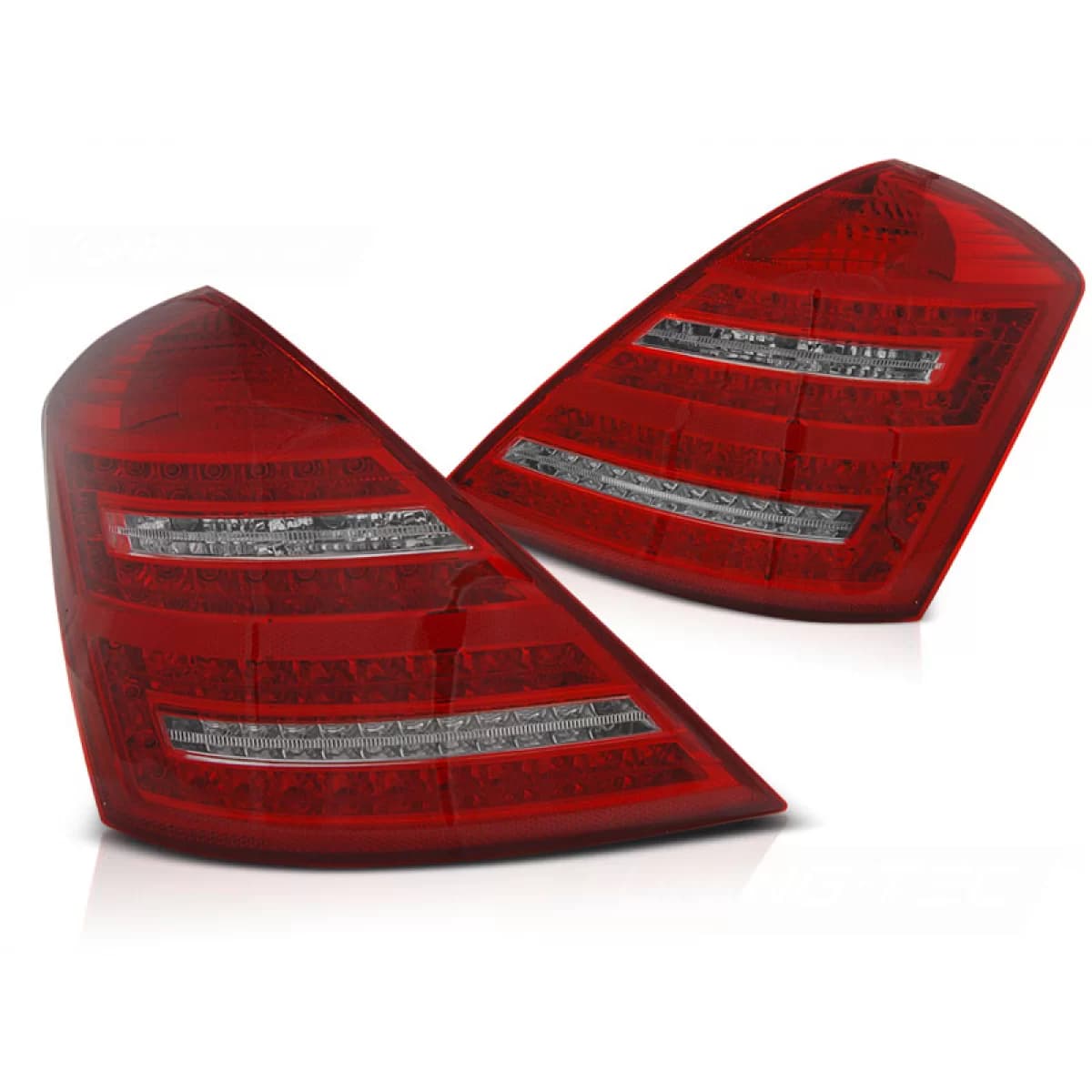LED TAIL LIGHTS RED WHITE SEQ fits MERCEDES W221 S-KLASA 05-09