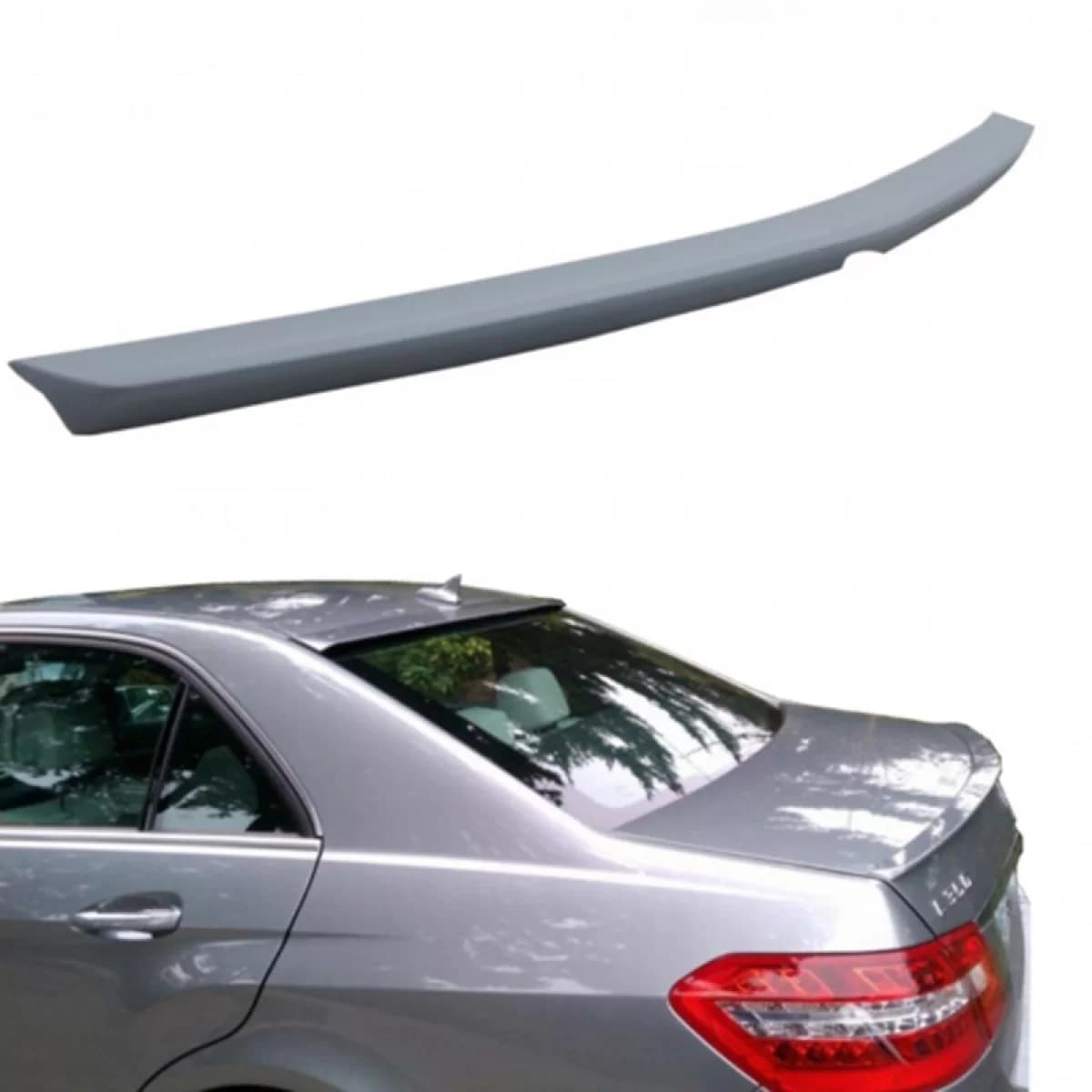 Trunk Spoiler suitable for Mercedes-Benz E-Class W212 09-16 A Design look Lipspoiler made from Polyurethane