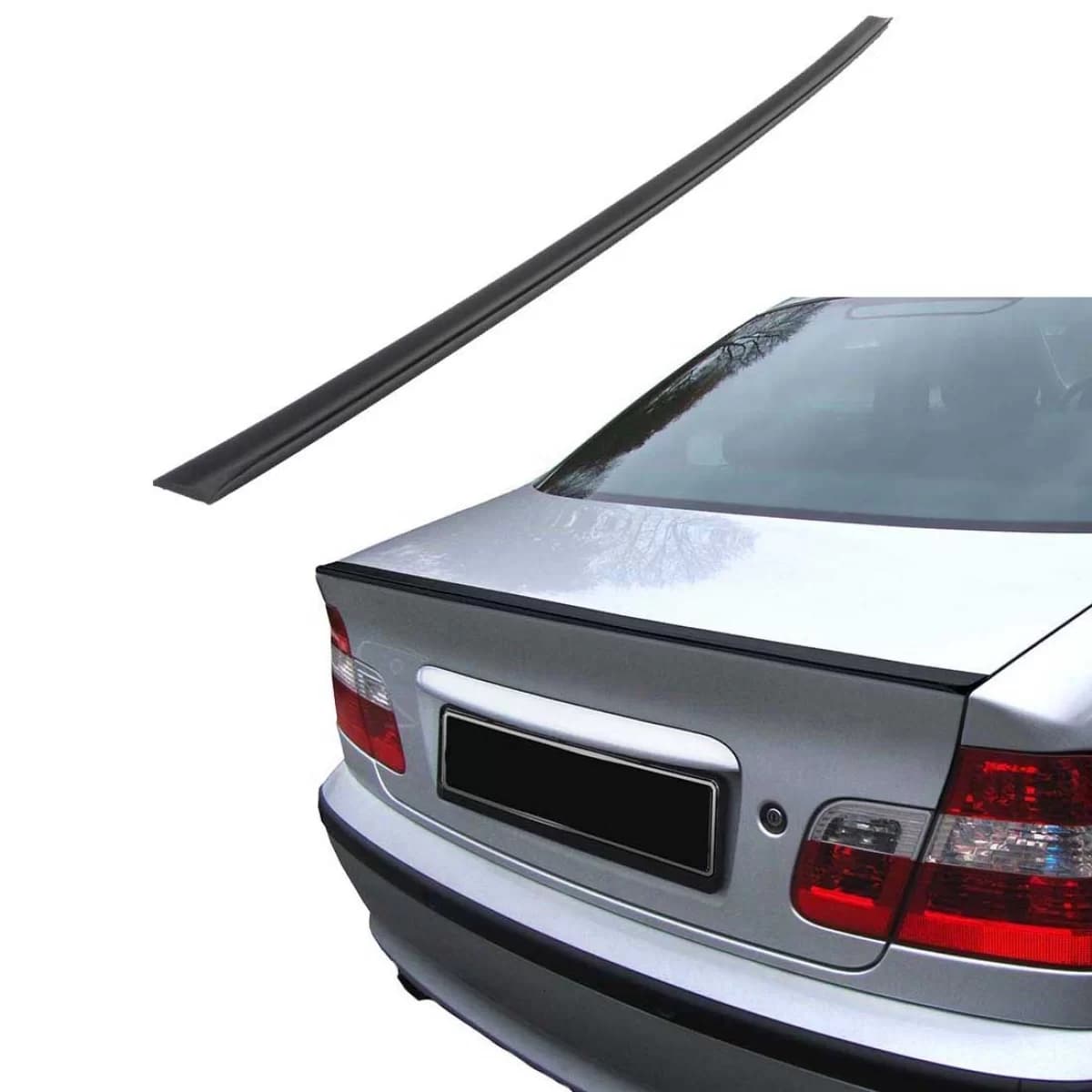 Trunk Spoiler suitable for BMW 3 E46 98-05 Coupe Lipspoiler made from ABS Plastic (Soft)
