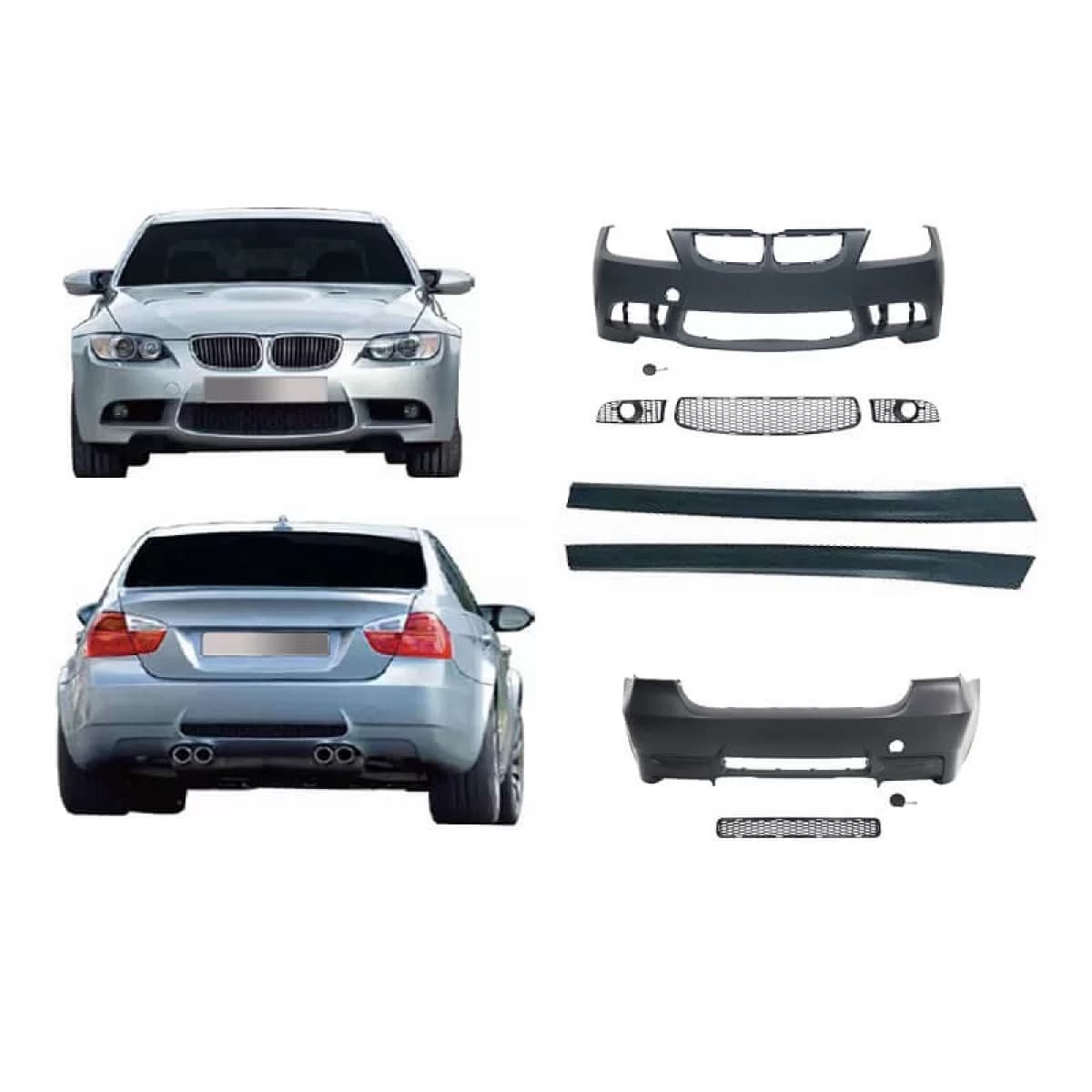 Body Kit suitable for BMW 3 E90 05-08 M3 Look