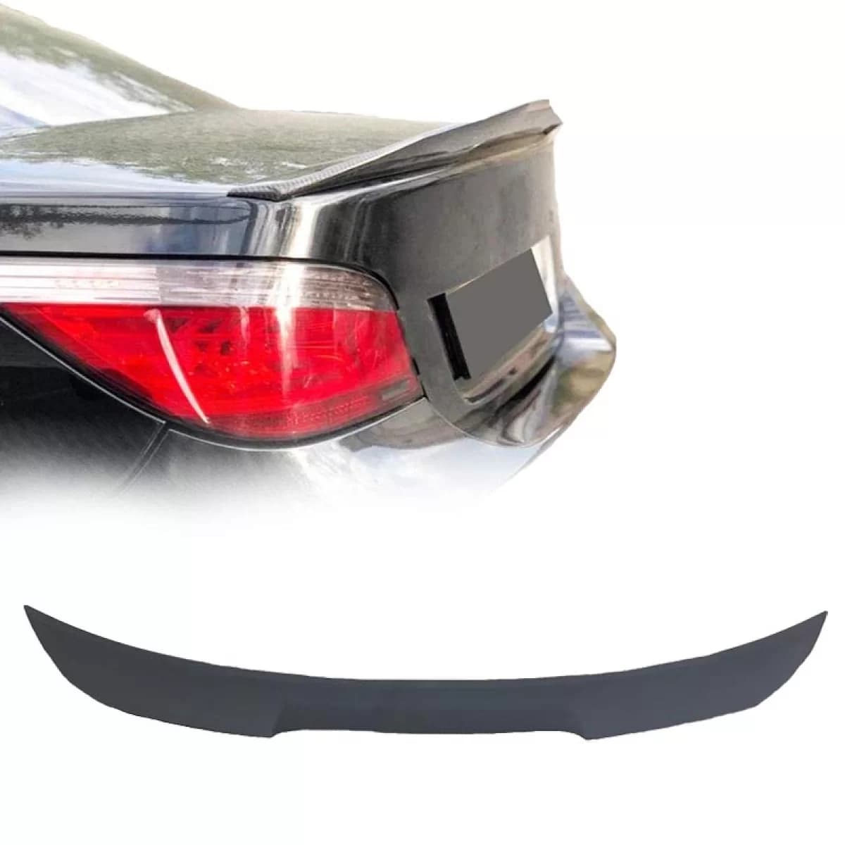 Trunk Spoiler suitable for BMW 5 E60 03-11 M4 Look Lipspoiler made from Polyurethane