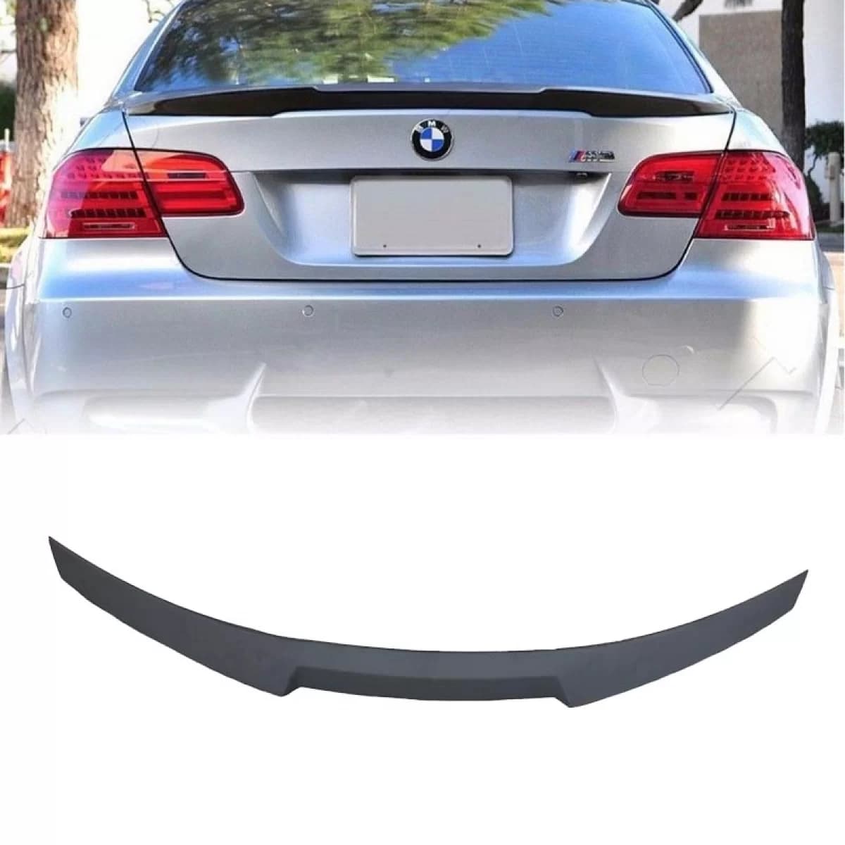 Trunk Spoiler suitable for BMW 3 E92 05-11 M4 Look Lipspoiler made from Polyurethane