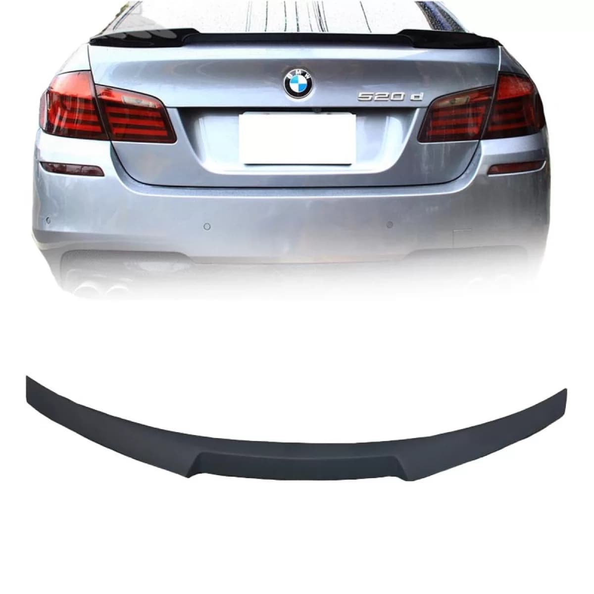 Trunk Spoiler suitable for BMW 5 F10 11-17 M4 Look Lipspoiler made from Polyurethane