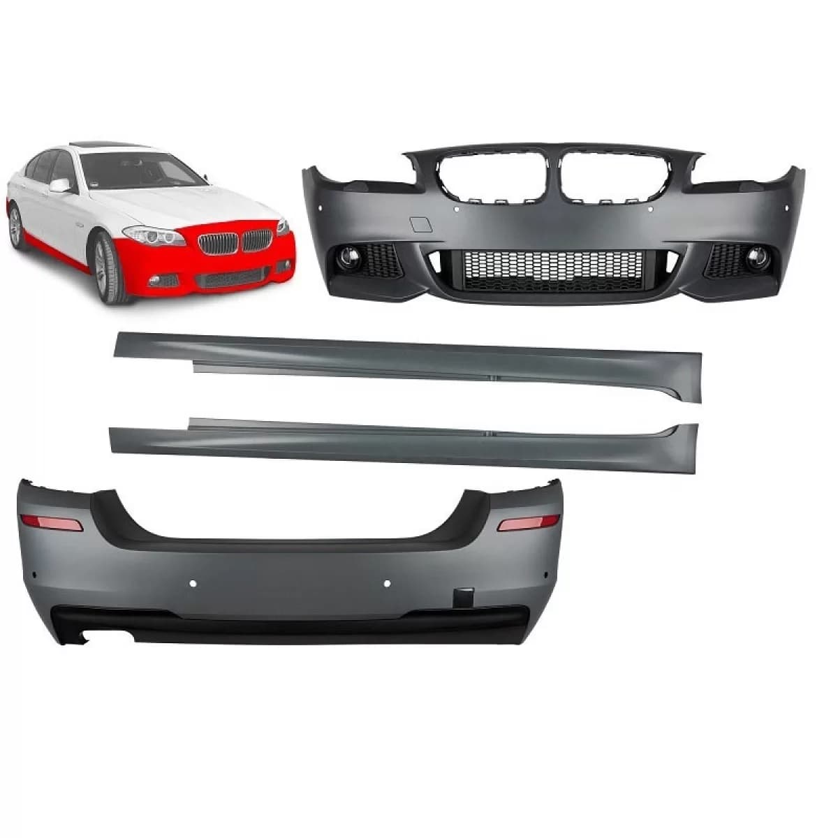 Body Kit suitable for BMW 5 F10 10-13 M-Packet with PDC