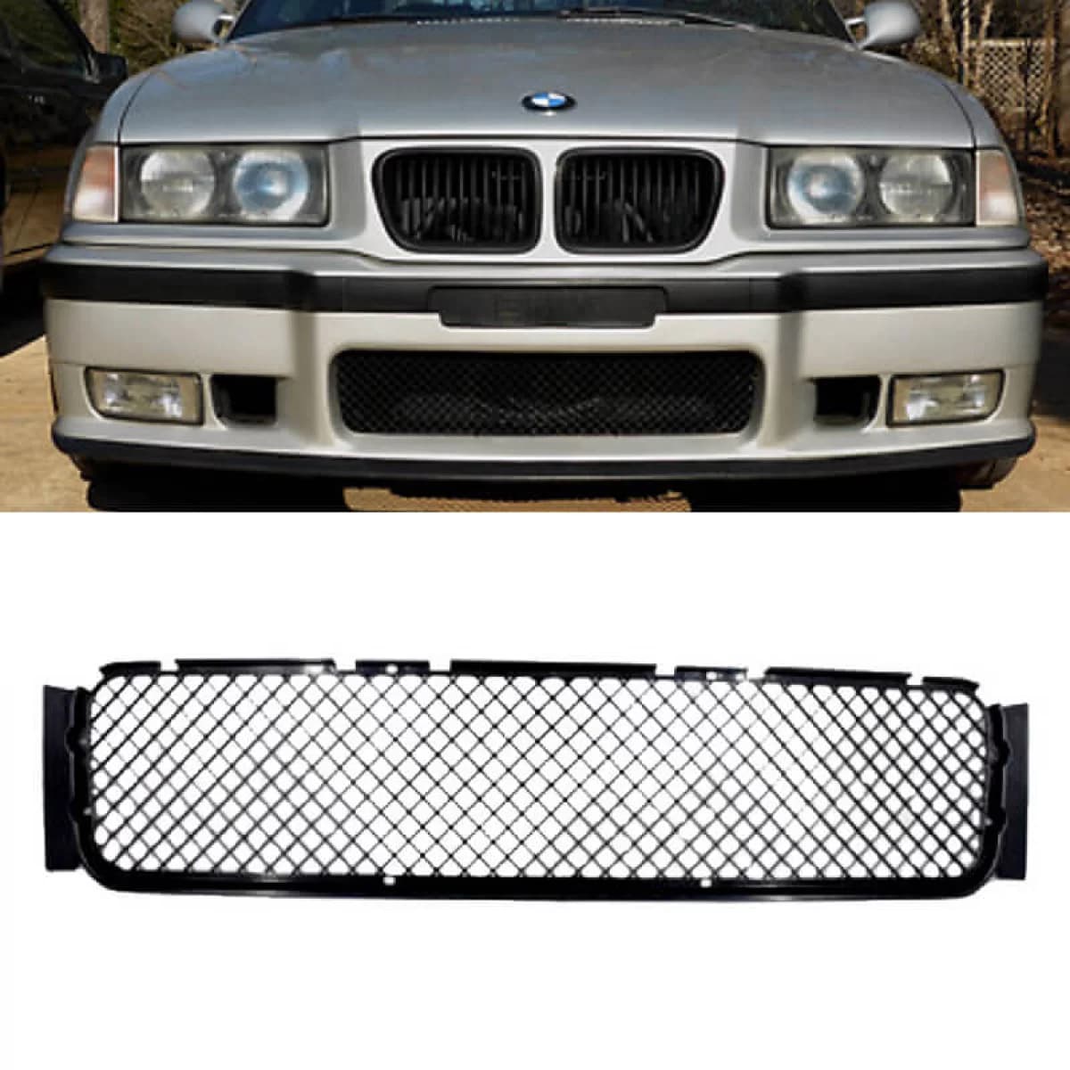 Front Central Mesh suitable for BMW 3 E36 M3 90-99 1 Piece