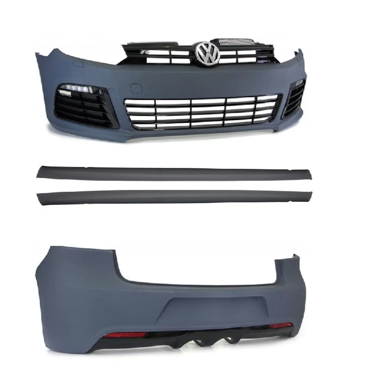 Body Kit suitable for VW Golf VI (6) 08-11 R20 Look